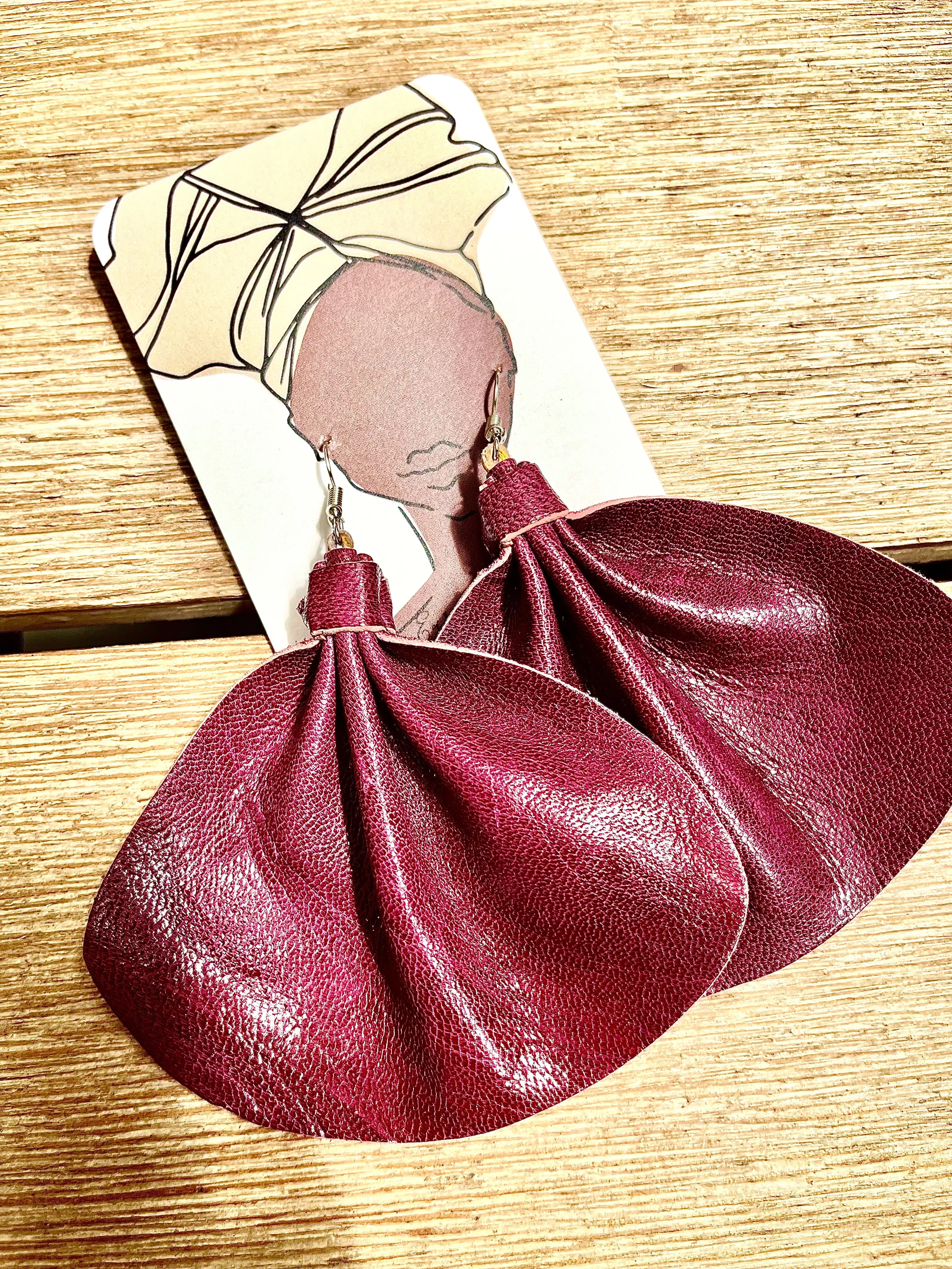 Serai Leather Earrings