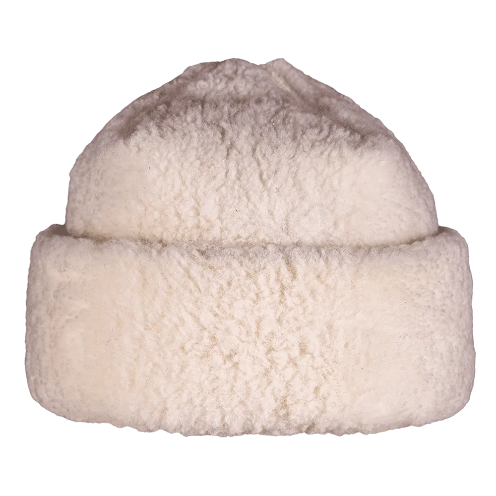 SherpTek V2 100% Merino Wool 'Sherpa' Beanie | Natural