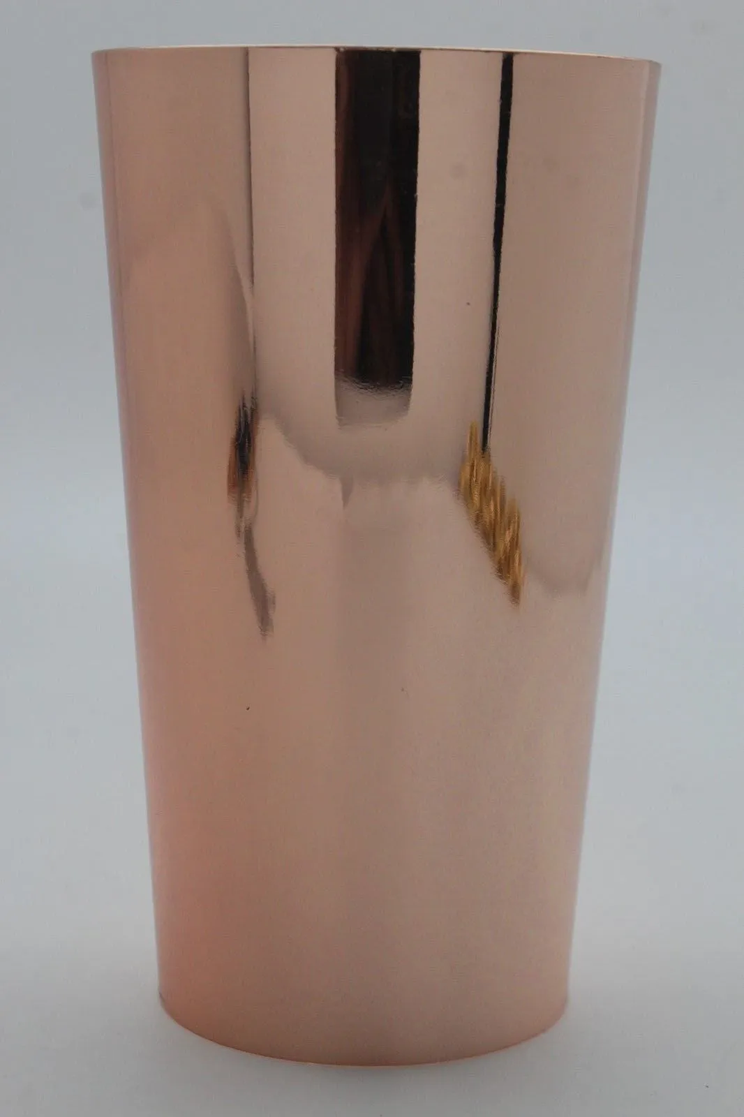 Shiny Light Pink Gold Metal Long Cuff Bracelet Bulky Wonder Fancy Style