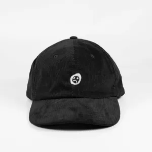 Short Straw 'Harvey' 6 Panel Cap (Black)
