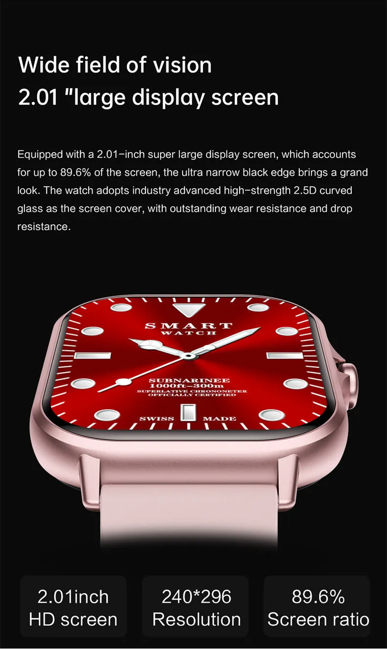 Smart Watch Heart Rate Monitor Bluetooth Talking Sports Fitness Tracker Waterproof Watch