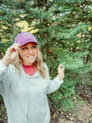 Smiley Face Cap -- 3 Colors!
