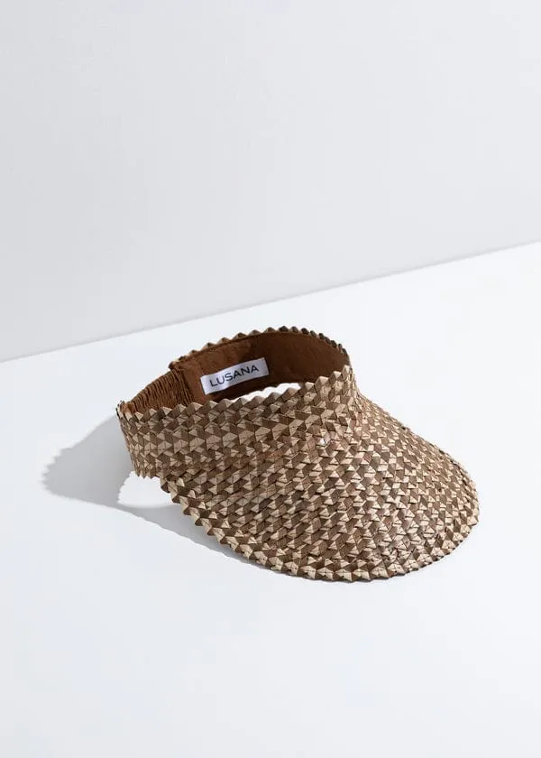 Speckled Baha Visor (Brown/Off White)