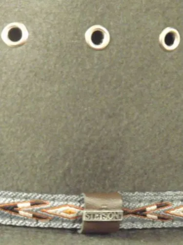 Stetson Hats: Elkhorn Crushable Wool Fedora with Eyelets Olive