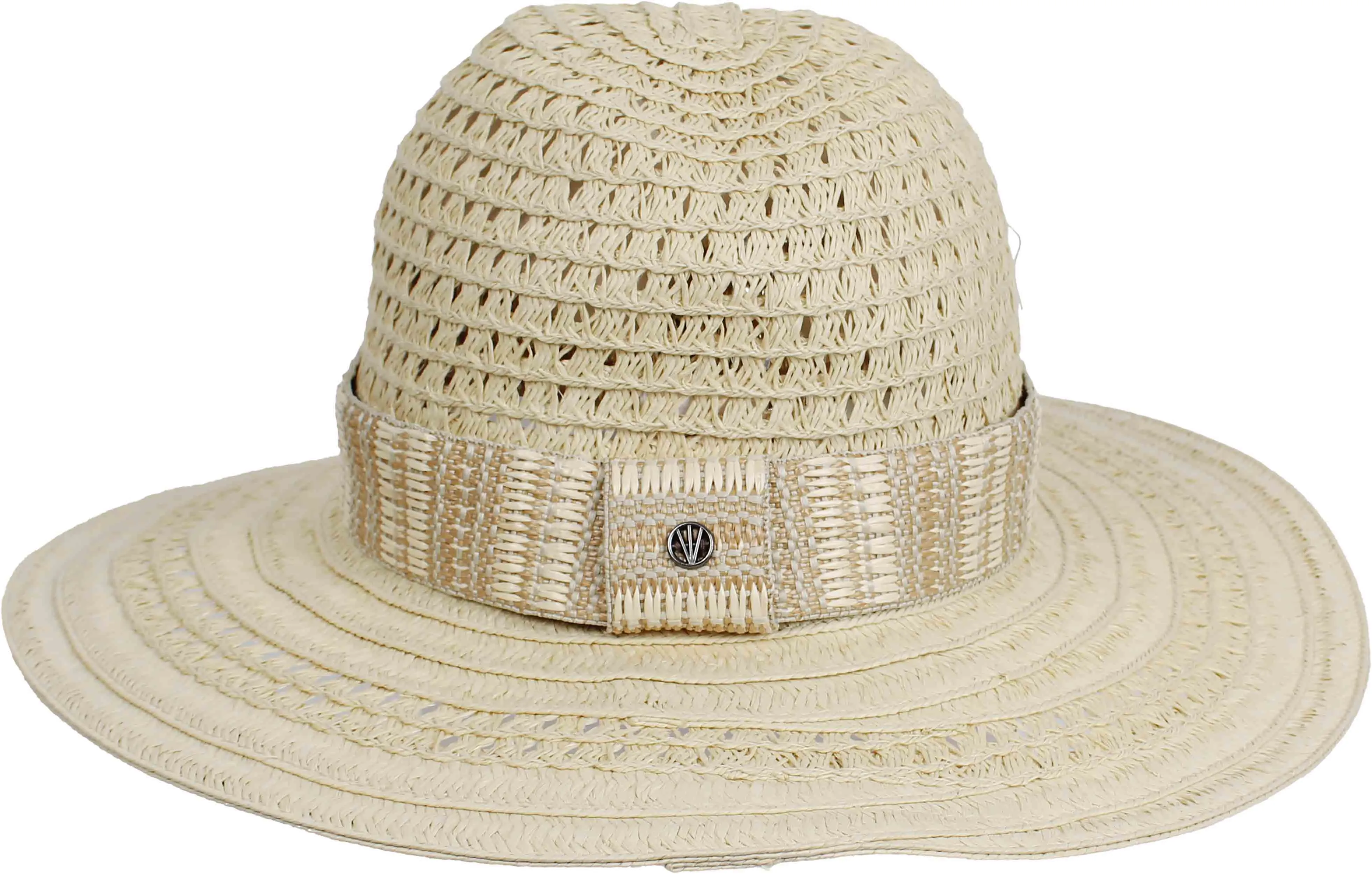 Striped Band Large Fedora