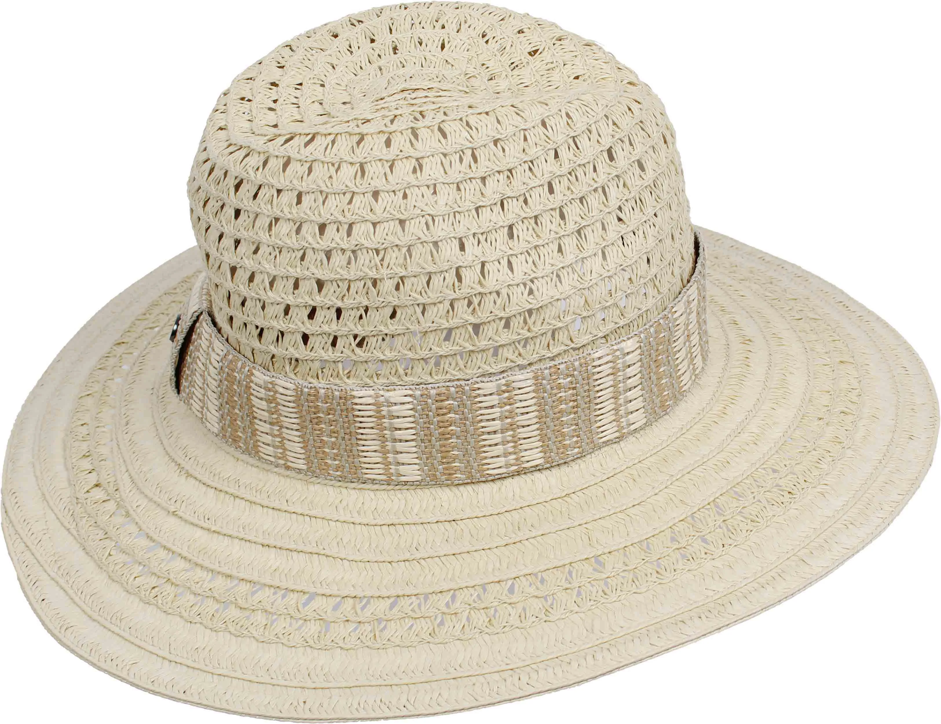 Striped Band Large Fedora