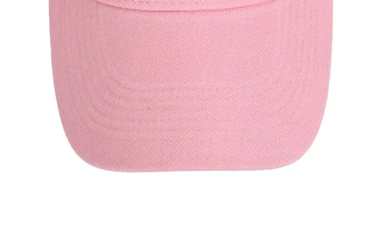 Summer Sun Hats Men Women Cotton Adjustable Visor UV Protection Top Empty Solid Sport Tennis Golf Running Sunscreen Baseball Cap