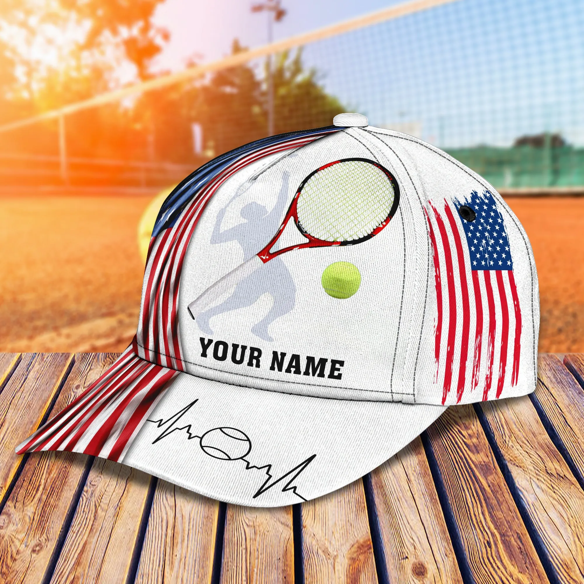 Tennis- Personalized Name Cap -TD96-1245