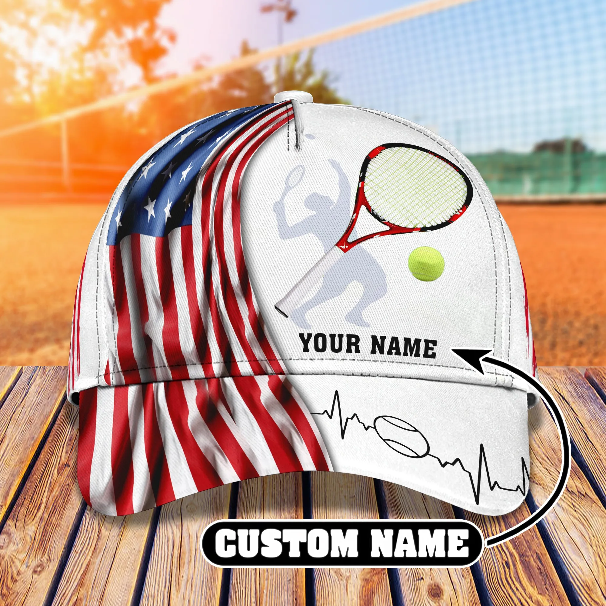 Tennis- Personalized Name Cap -TD96-1245