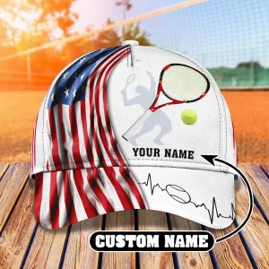 Tennis- Personalized Name Cap -TD96-1245