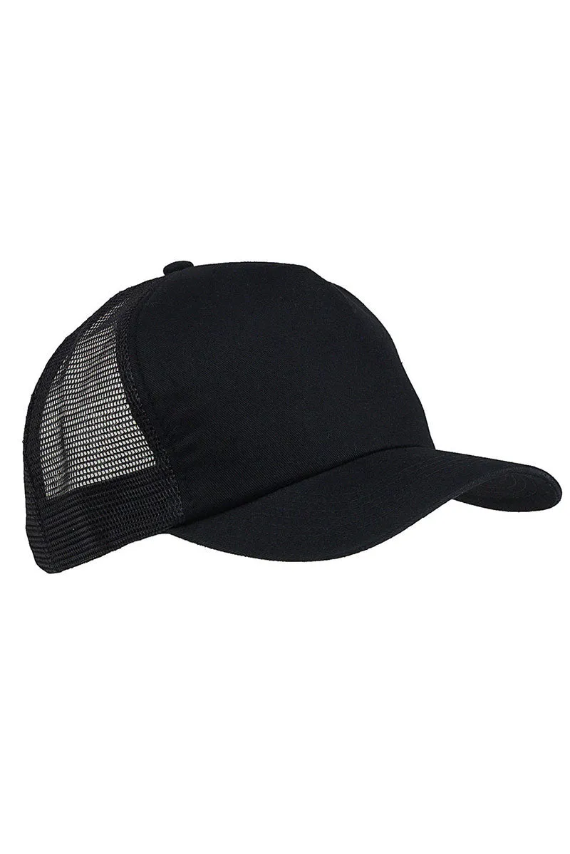 Watercolor Coquette Bow Twill Front Mesh Trucker Cap