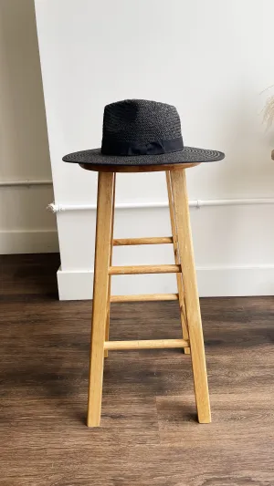 Wide Brim Sun Hat // Black