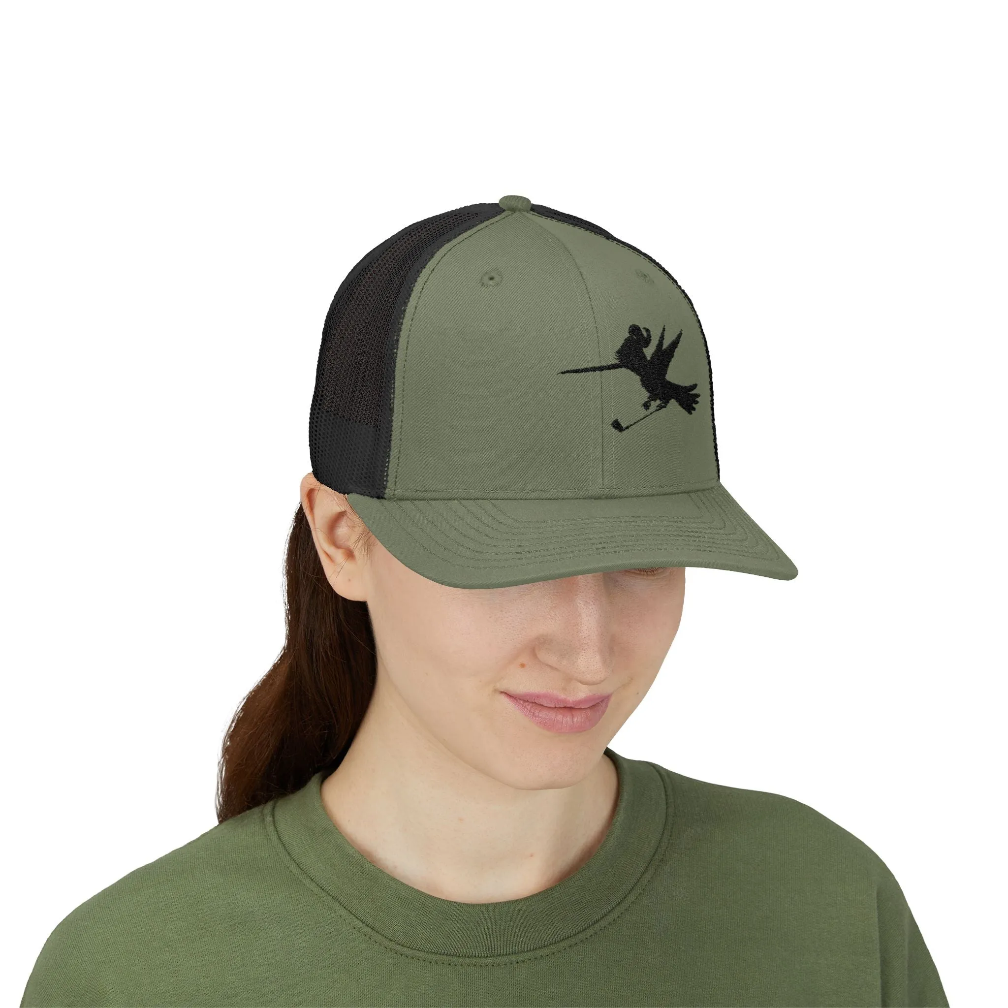 Women's Golf Embroidered Trucker Cap