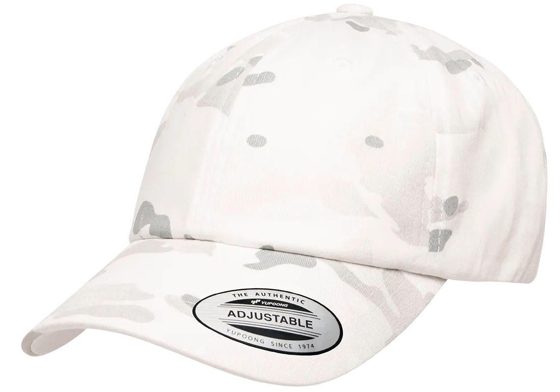 YP Classics Adjustable Dad Cap Multi Camo Alpine