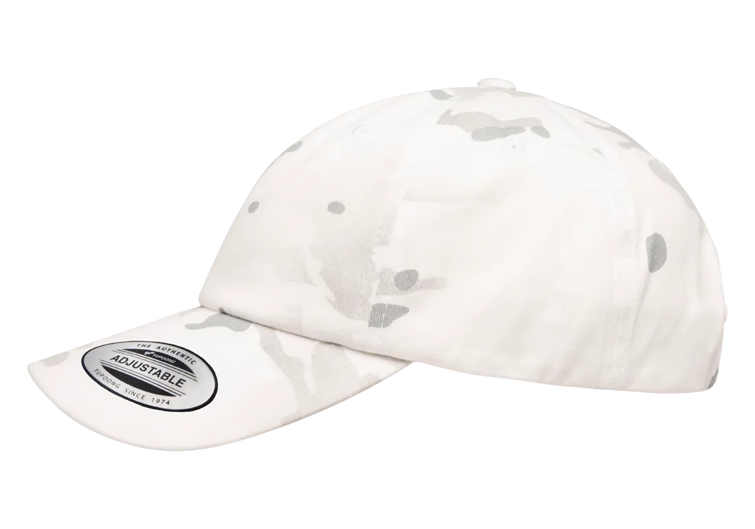 YP Classics Adjustable Dad Cap Multi Camo Alpine