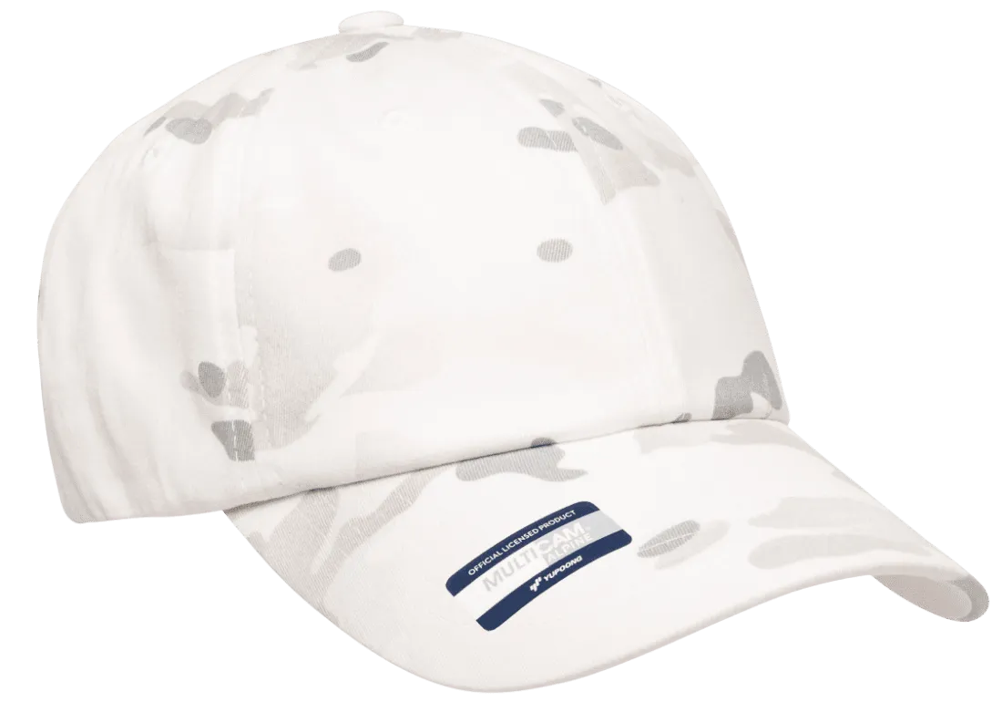 YP Classics Adjustable Dad Cap Multi Camo Alpine