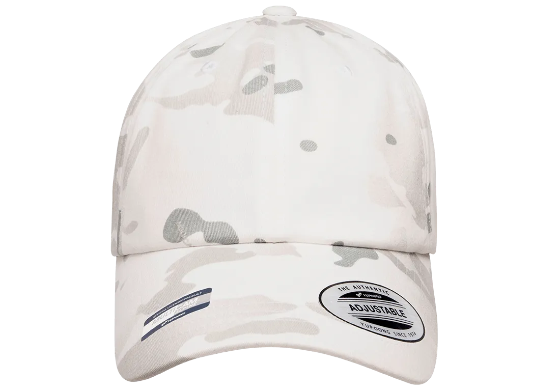 YP Classics Adjustable Dad Cap Multi Camo Alpine