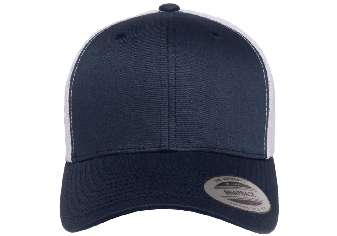 YP Classics Mesh Back Trucker Cap Navy White