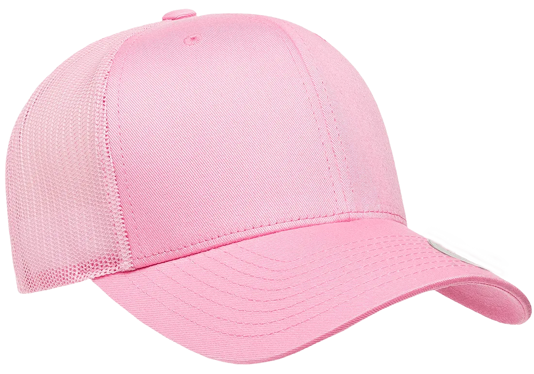 YP Classics Mesh Back Trucker Cap Pink