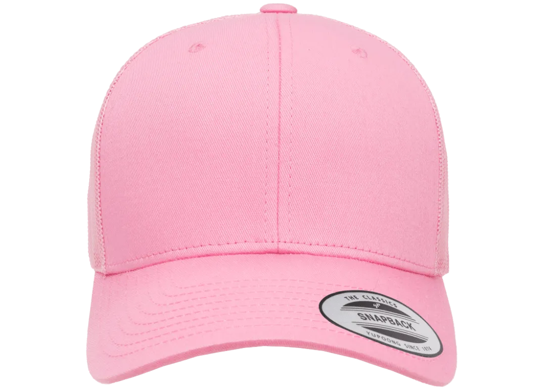 YP Classics Mesh Back Trucker Cap Pink