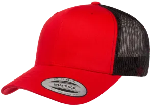 YP Classics Mesh Back Trucker Cap Red Black