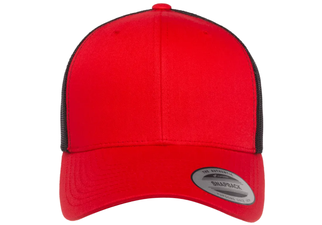 YP Classics Mesh Back Trucker Cap Red Black